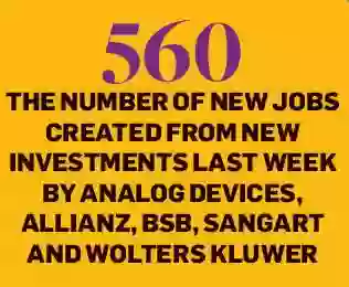 The number of new jobs