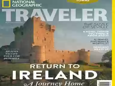 Cover of the latest edition of National Geographic Travel magazine