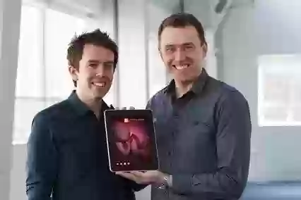  Life in the Womb app receives 2014 World Summit Award Michael Grant and Eoin Winston, co-founders of The Science Picture Company
