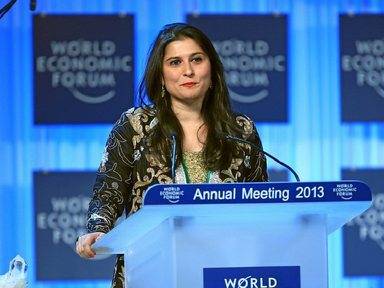 Sharmeen Obaid-Chinoy at Davos 2013