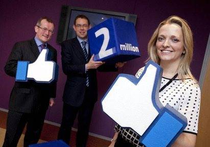 ourism Ireland reaches 2 million Facebook fans