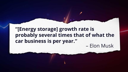 energy storage growth rate