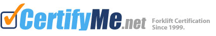 logo CertifyMe.net - Online Forklift Certification